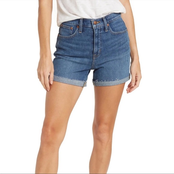 Madewell high rise denim shorts NWOT - Picture 4 of 11